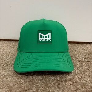 MELIN ODYSSEY STACKED HYDRO SNAPBACK HAT KELLY GREEN SIZE SMALL